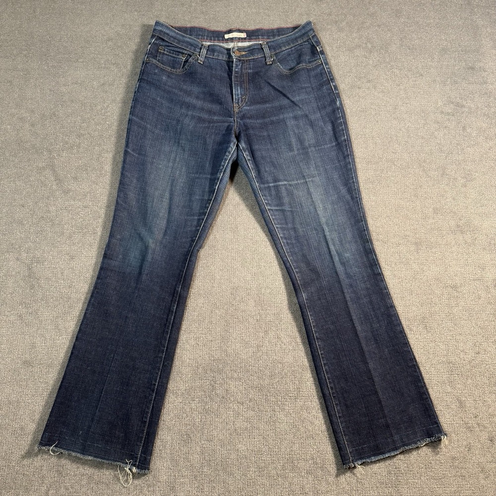 Levi's 550 Relaxed Boot Cut Jeans Women's Size 12M (34x33) Medium Wash Y2K